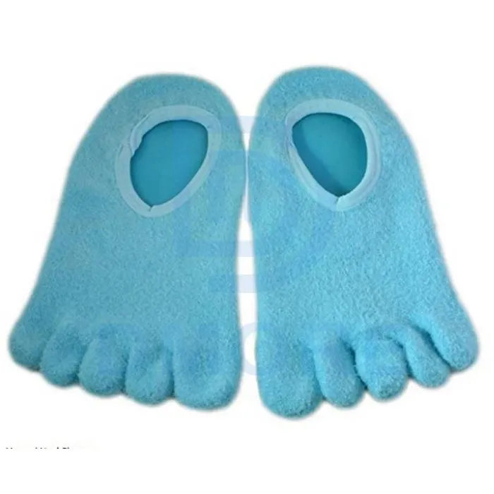 Meias de cinco dedos em gel para pés